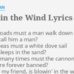 bob dylan how many roads must a man walk down lyrics