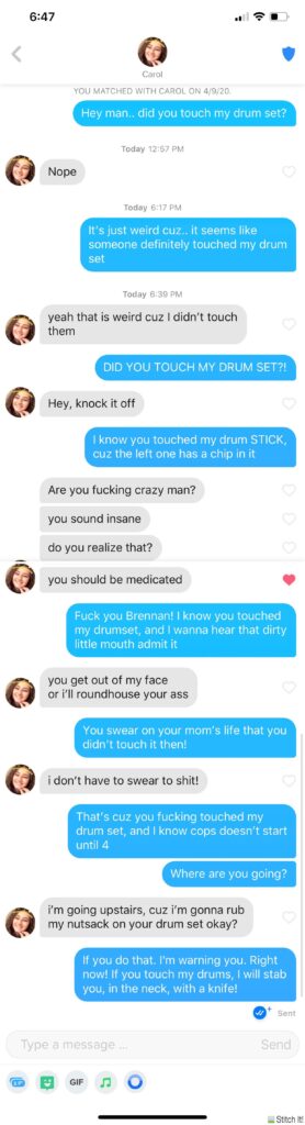 Hey Man Did You Touch My Drumset Lyrics