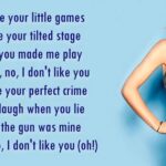 i dont like your little games lyrics