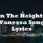 in the heights vanessa song lyrics tiktok