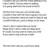 i wanna make you smile lyrics