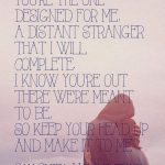 youre the one designed for me lyrics