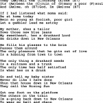 the house of the rising sun lyrics