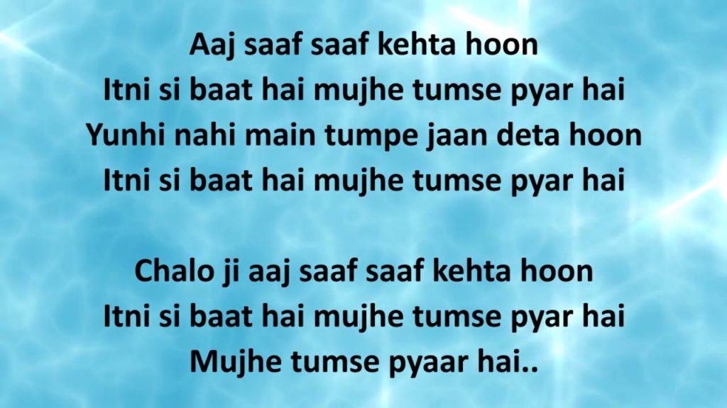 tumse bhi jyada tumse pyar kiya lyrics arijit singh
