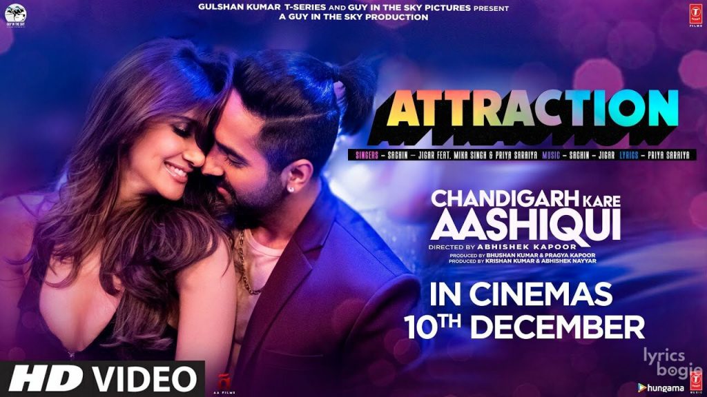 attraction lyrics jigar mika singh priya saraiya chandigarh kare aashiqui 2021