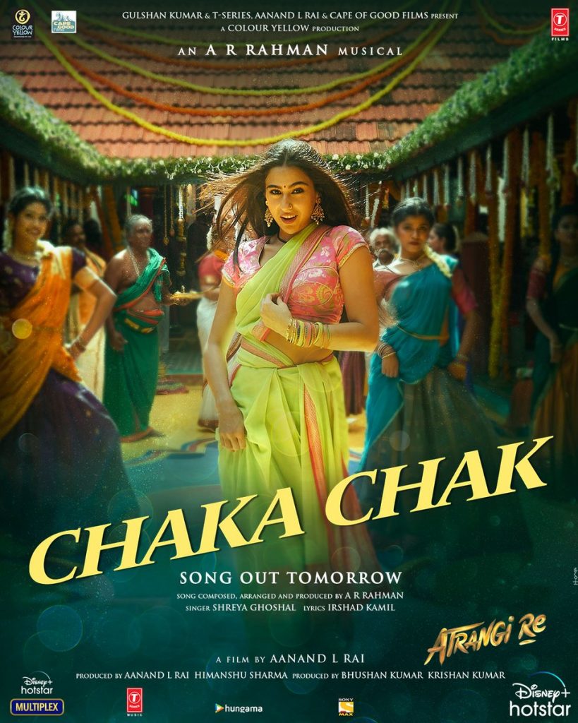 chaka chak lyrics meaning in english shreya ghoshal