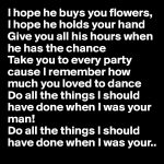 i hope he buys you flowers lyrics