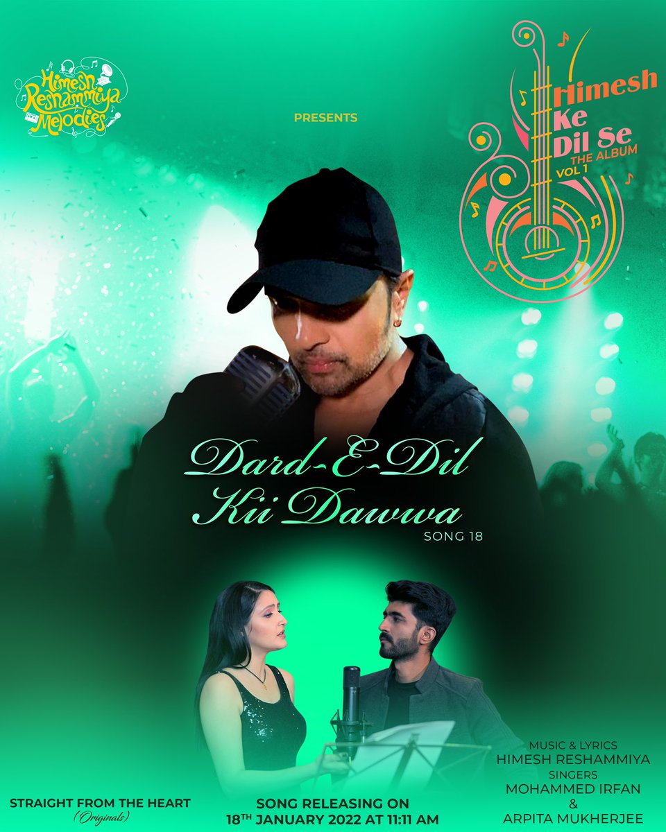 tenu pyaarr kardaa lyrics harshdeep kaur himesh ke dil se vol 1 2022