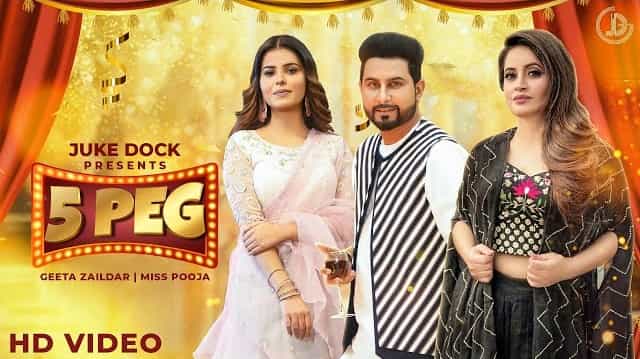 5 peg lyrics geeta zaildar miss pooja 2022