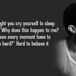 every night you cry yourself to sleep maroon 5 lyrics