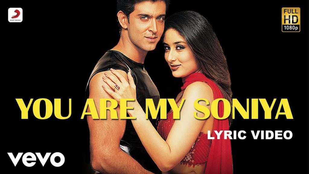 you are my soniya lyrics kabhi khushi kabhi gham