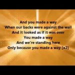 you made a way lyrics travis greene