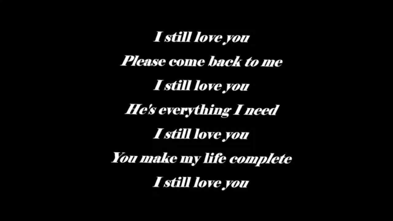 i still love you lyrics