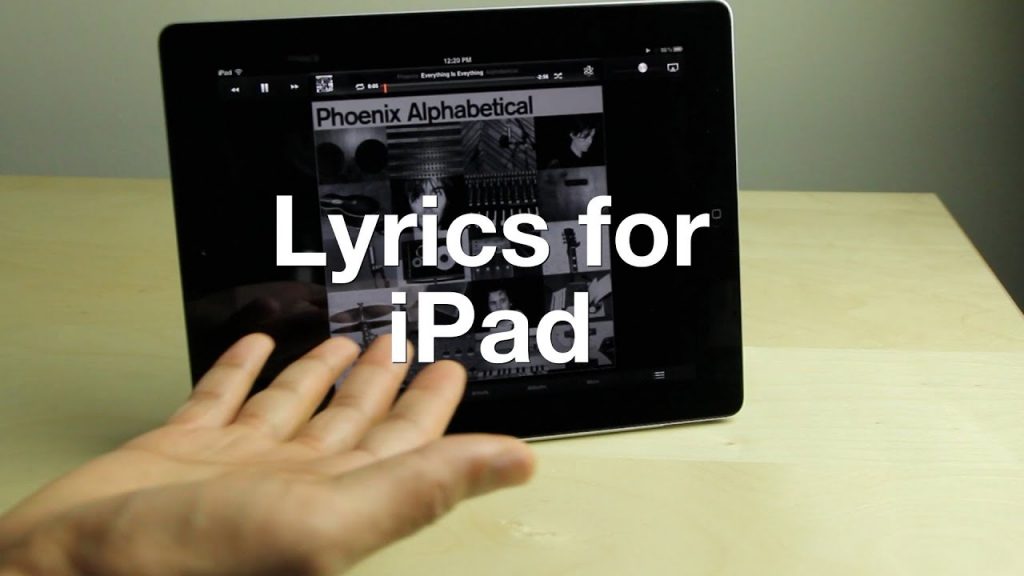 ipad lyrics