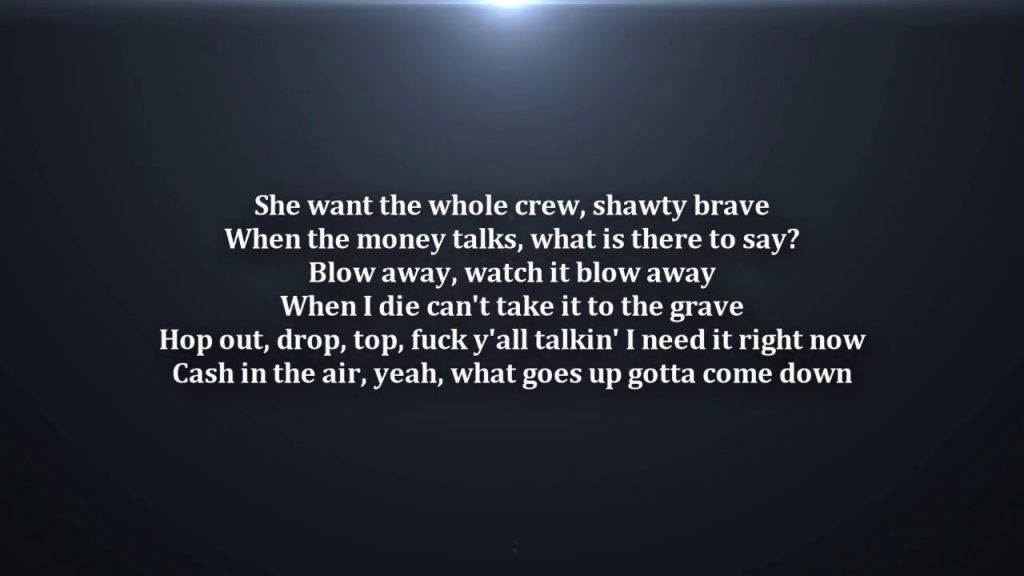 she want the whole crew shawty brave lyrics