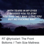 with tears in my eyes i begged you to stay lyrics