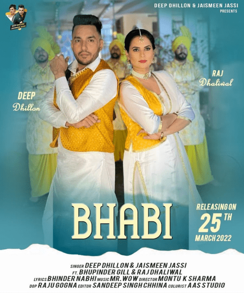 bhabi lyrics deep dhillon jaismeen jassi 2022