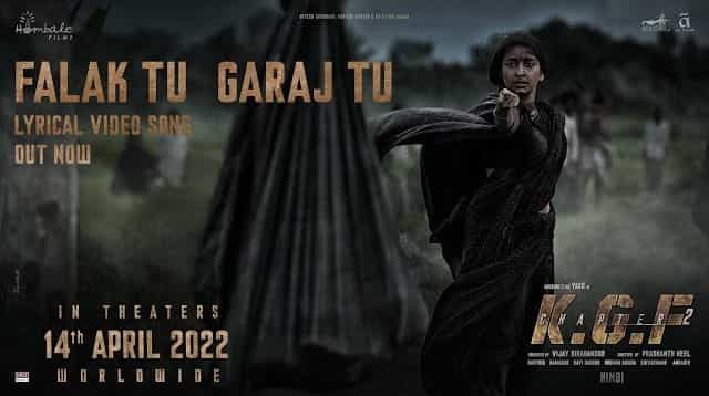 falak tu garaj tu lyrics kgf chapter 2