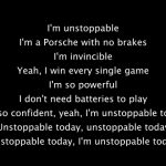 unstoppable lyrics sia