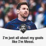 im just all about my goals like im messi drake