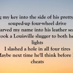 before lyrics