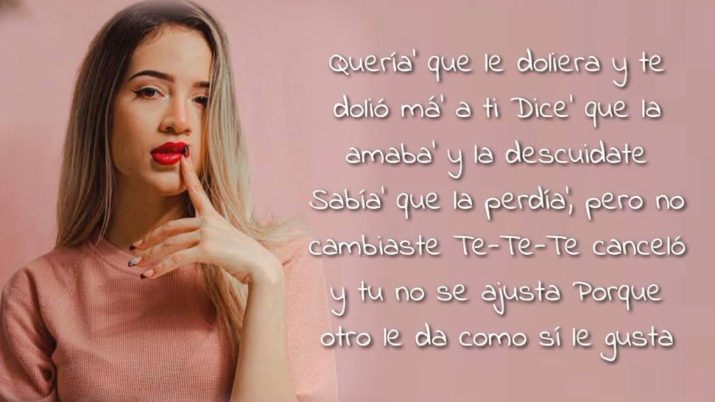 betzabeth lyrics ahora es ella