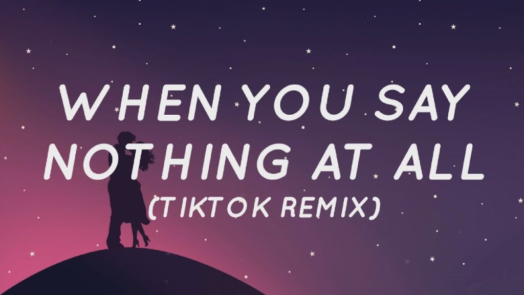 i did nothing at all lyrics tiktok song