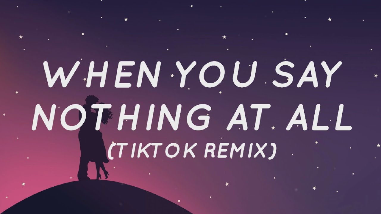 i did nothing at all lyrics tiktok song