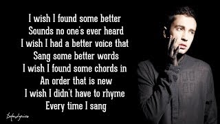 i wish i had a better voice lyrics