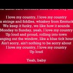 love my country love my freedom lyrics tiktok song