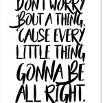 dont worry about a thing bob marley lyrics