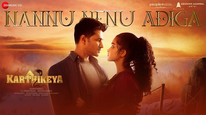 nannu nenu adiga song lyrics karthikeya 2 telugu