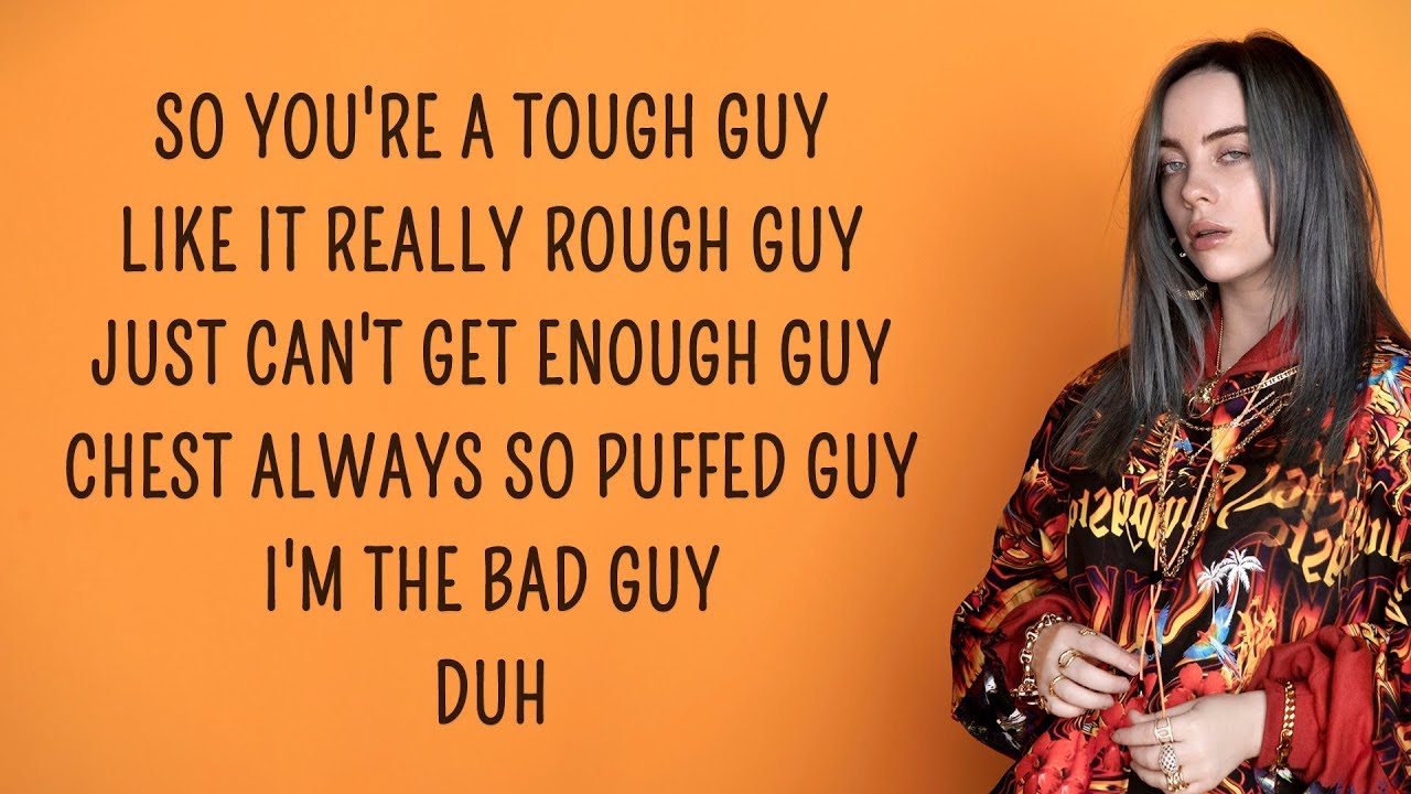 bad guy lyrics billie eilish