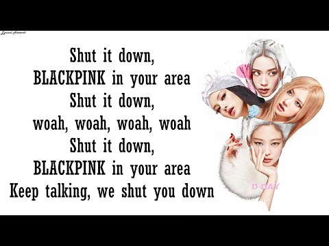 shut down lyrics blackpink