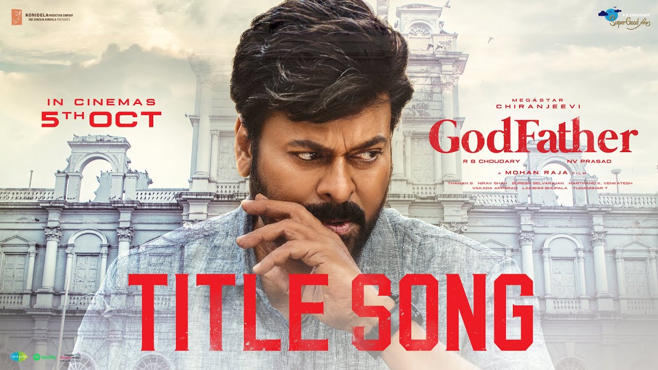 god father title song lyrics chiranjeevi thaman s